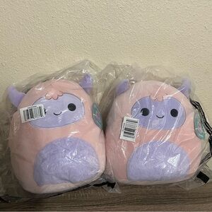 (2) Squishmallows 11” Ronalda The Yeti Plush Bundle